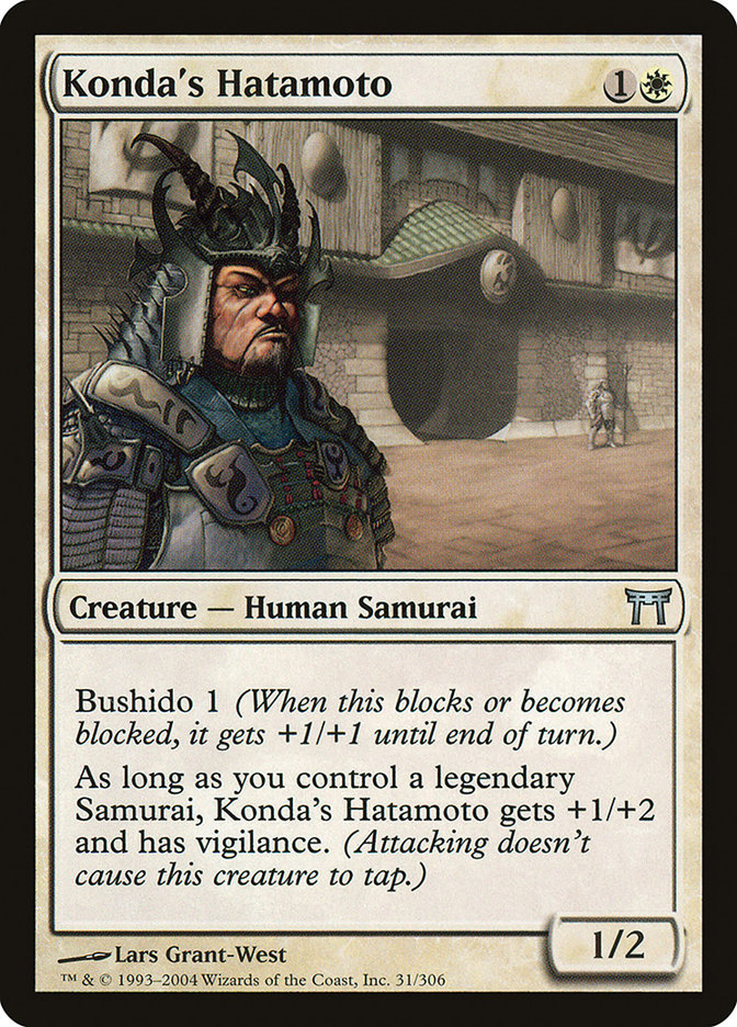 Konda's Hatamoto [Champions of Kamigawa] | Kessel Run Games Inc. 