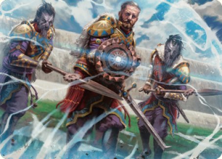 Argivian Phalanx Art Card [Dominaria United Art Series] | Kessel Run Games Inc. 