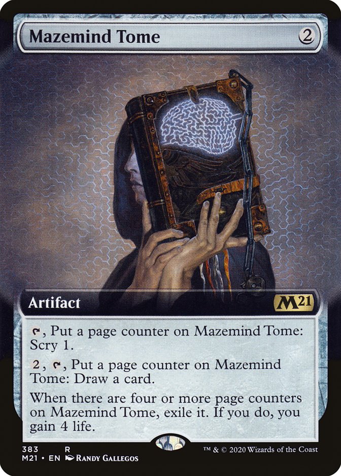 Mazemind Tome (Extended Art) [Core Set 2021] | Kessel Run Games Inc. 