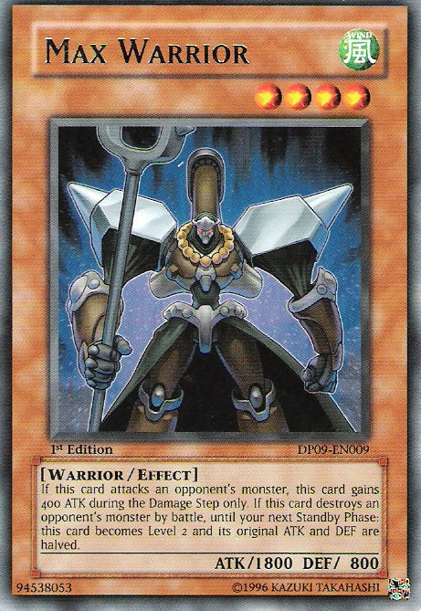 Max Warrior [DP09-EN009] Rare | Kessel Run Games Inc. 
