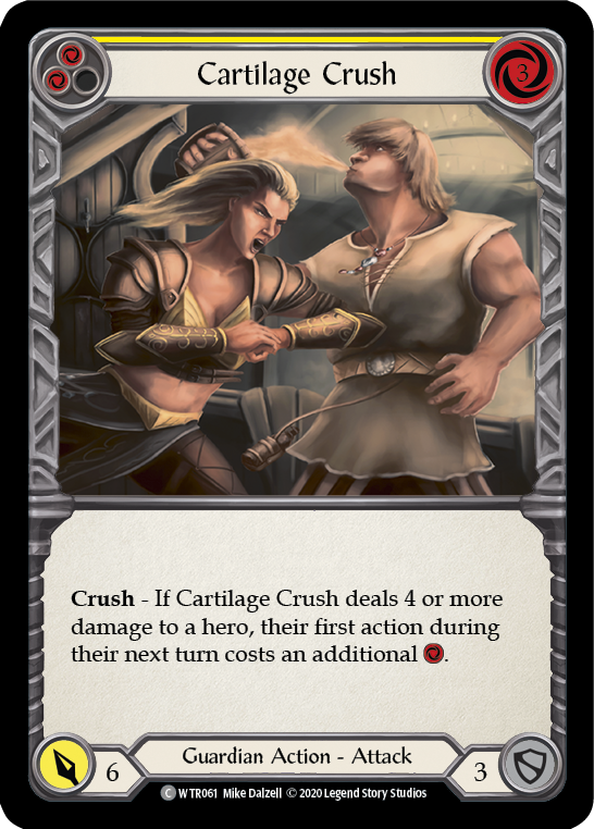 Cartilage Crush (Yellow) [U-WTR061] (Welcome to Rathe Unlimited)  Unlimited Rainbow Foil | Kessel Run Games Inc. 