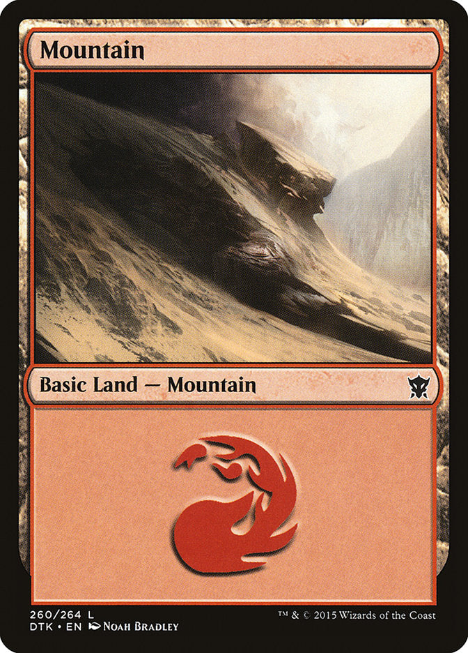 Mountain (260) [Dragons of Tarkir] | Kessel Run Games Inc. 