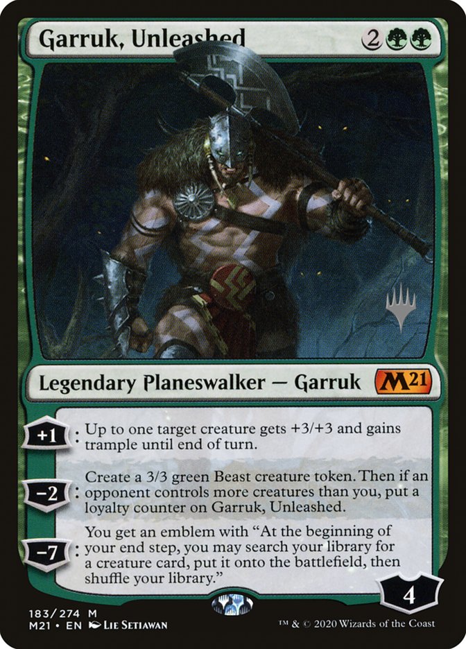 Garruk, Unleashed (Promo Pack) [Core Set 2021 Promos] | Kessel Run Games Inc. 