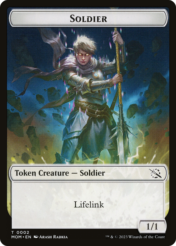 Soldier // Thopter Double-Sided Token [March of the Machine Tokens] | Kessel Run Games Inc. 