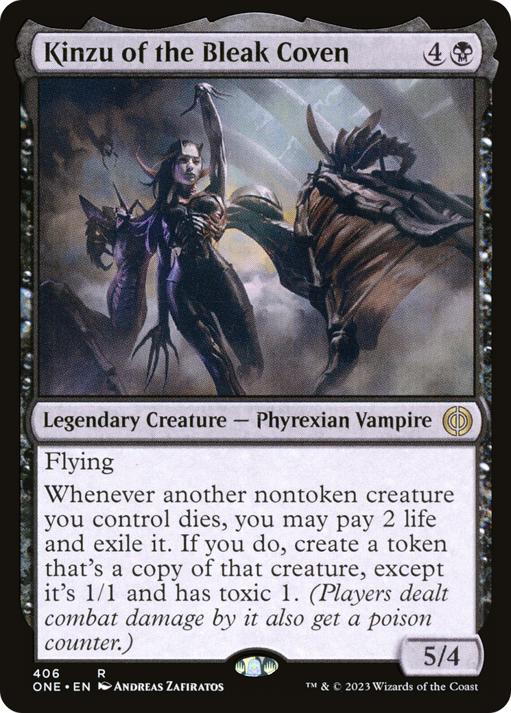 Kinzu of the Bleak Coven [Phyrexia: All Will Be One] | Kessel Run Games Inc. 