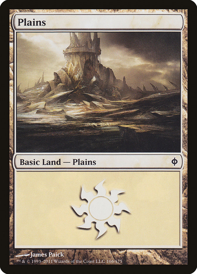 Plains (166) [New Phyrexia] | Kessel Run Games Inc. 