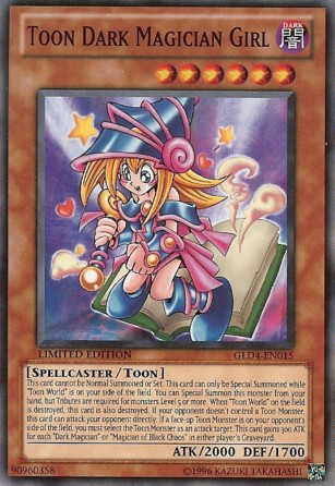 Toon Dark Magician Girl [GLD4-EN015] Common | Kessel Run Games Inc. 