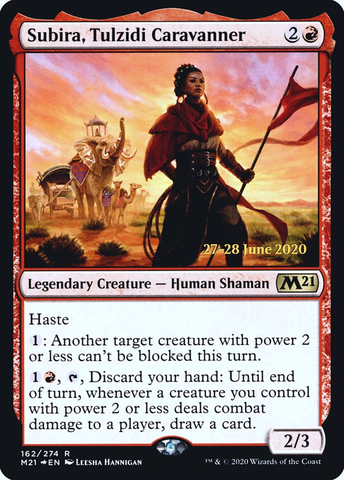 Subira, Tulzidi Caravanner [Core Set 2021 Prerelease Promos] | Kessel Run Games Inc. 