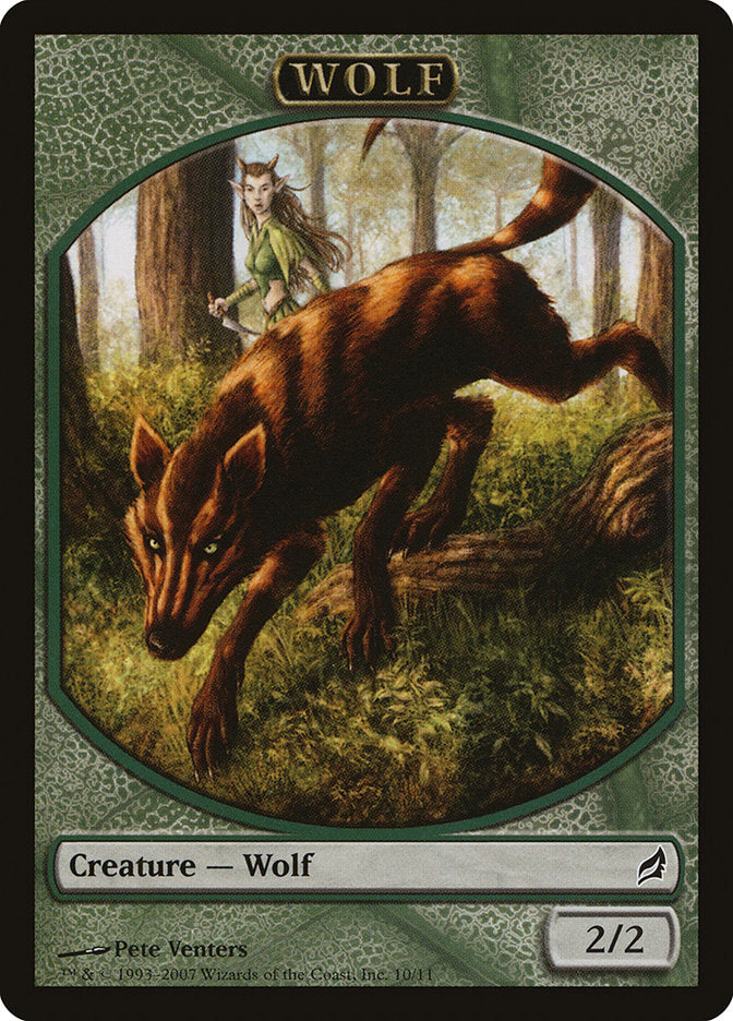 Wolf Token [Lorwyn Tokens] | Kessel Run Games Inc. 