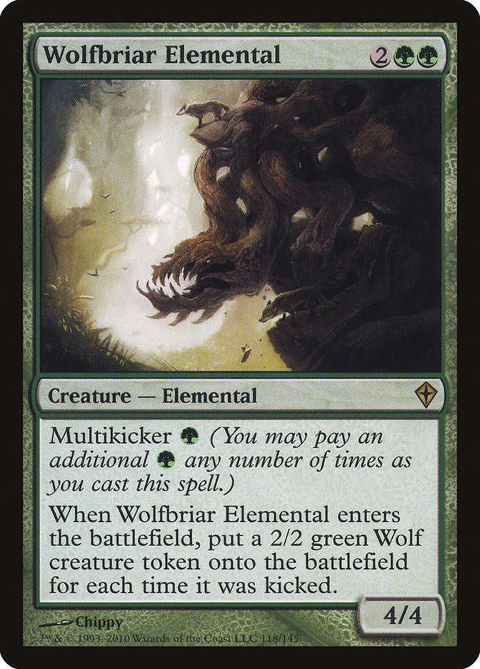 Wolfbriar Elemental [Worldwake] | Kessel Run Games Inc. 