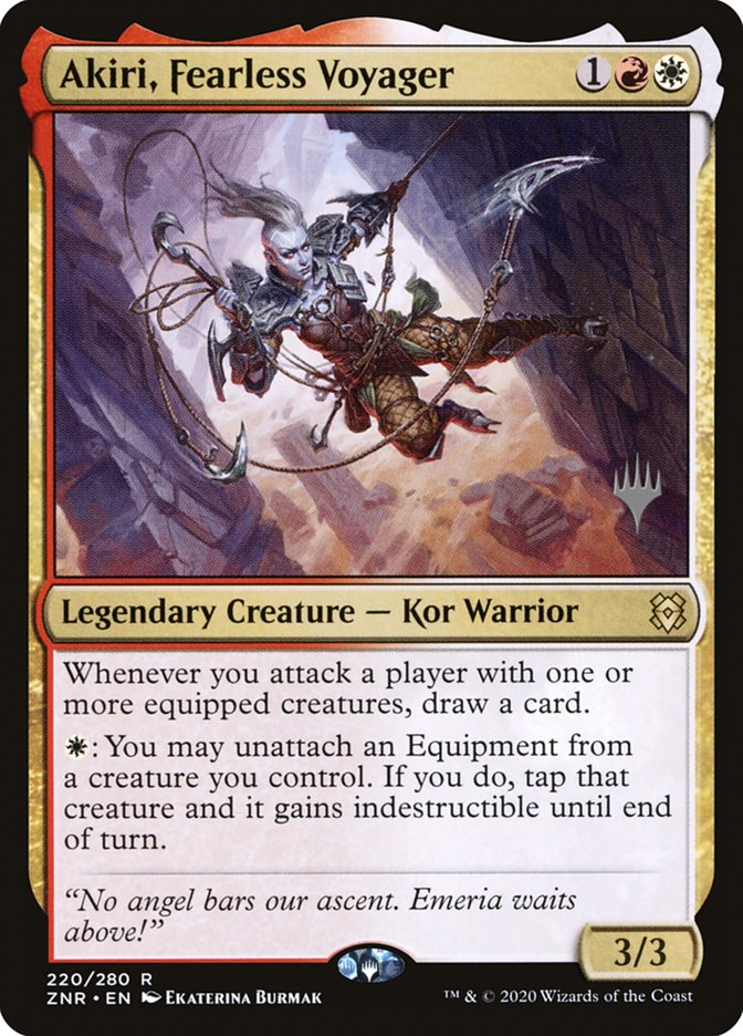 Akiri, Fearless Voyager (Promo Pack) [Zendikar Rising Promos] | Kessel Run Games Inc. 