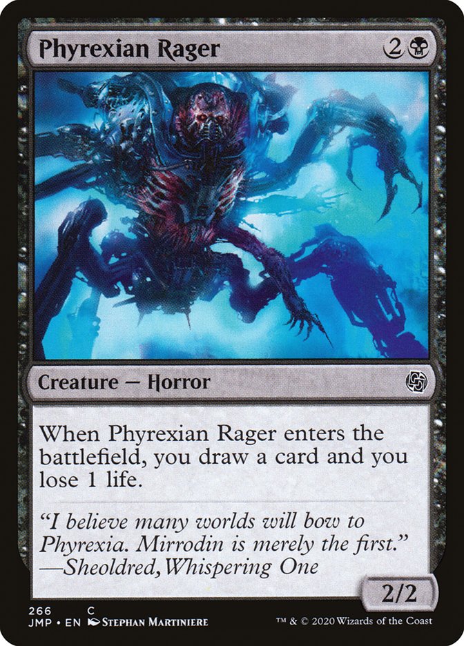 Phyrexian Rager [Jumpstart] | Kessel Run Games Inc. 