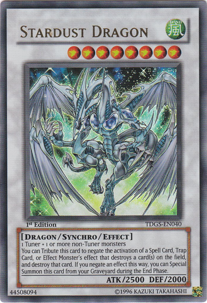 Stardust Dragon [TDGS-EN040] Ultra Rare | Kessel Run Games Inc. 