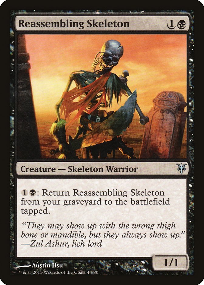 Reassembling Skeleton [Duel Decks: Sorin vs. Tibalt] | Kessel Run Games Inc. 