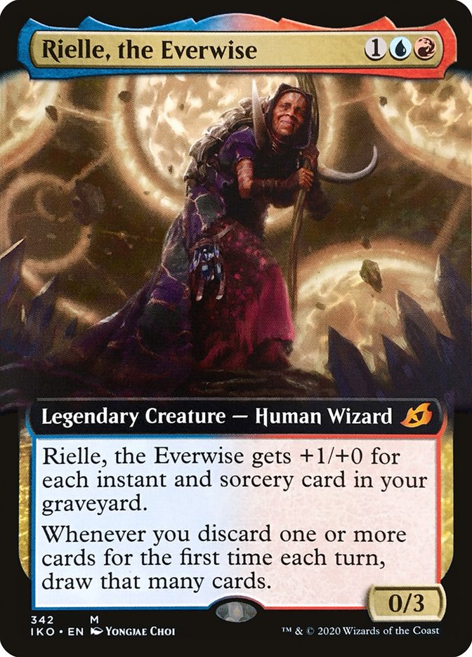 Rielle, the Everwise (Extended Art) [Ikoria: Lair of Behemoths] | Kessel Run Games Inc. 