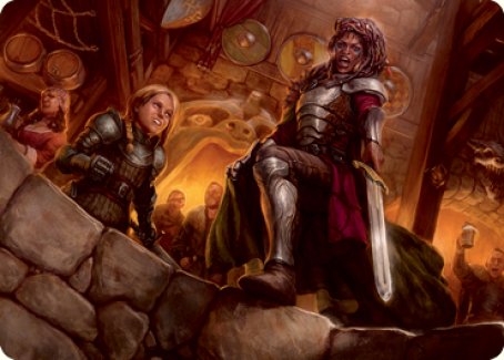 Veteran Dungeoneer Art Card [Dungeons & Dragons: Adventures in the Forgotten Realms Art Series] | Kessel Run Games Inc. 