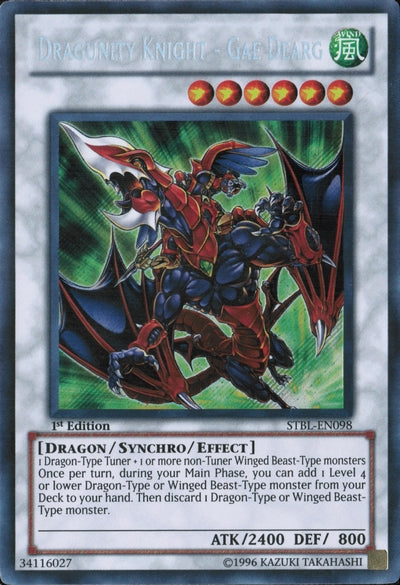 Dragunity Knight - Gae Dearg [STBL-EN098] Secret Rare | Kessel Run Games Inc. 