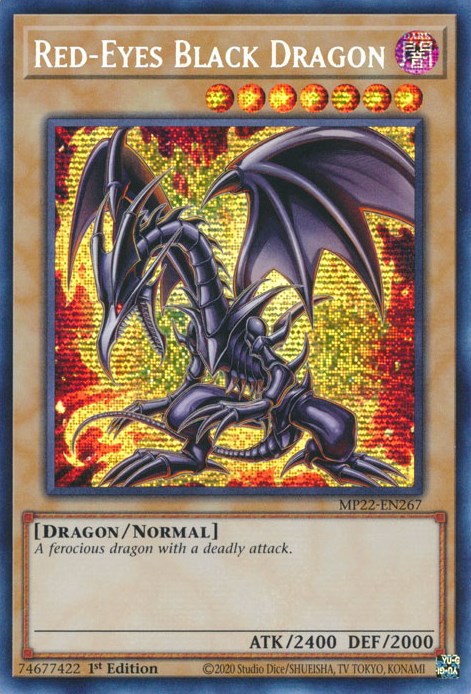 Red-Eyes Black Dragon [MP22-EN267] Prismatic Secret Rare | Kessel Run Games Inc. 