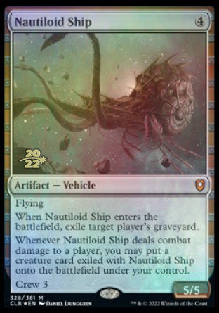 Nautiloid Ship [Commander Legends: Battle for Baldur's Gate Prerelease Promos] | Kessel Run Games Inc. 