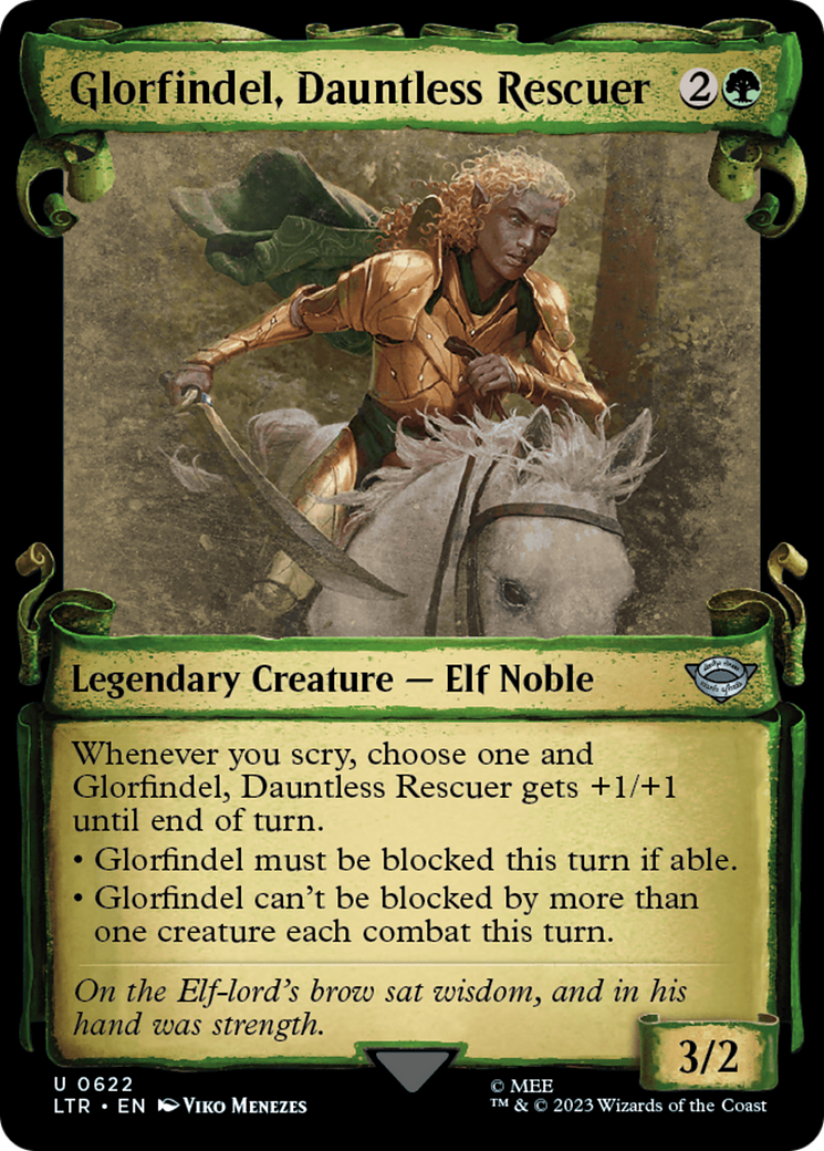 Glorfindel, Dauntless Rescuer [The Lord of the Rings: Tales of Middle-Earth Showcase Scrolls] | Kessel Run Games Inc. 