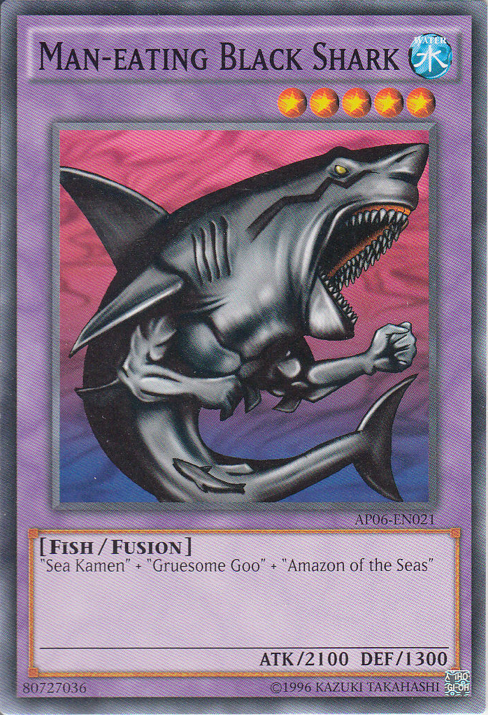Man-eating Black Shark [AP06-EN021] Common | Kessel Run Games Inc. 