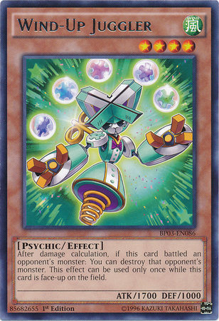 Wind-Up Juggler [BP03-EN086] Rare | Kessel Run Games Inc. 