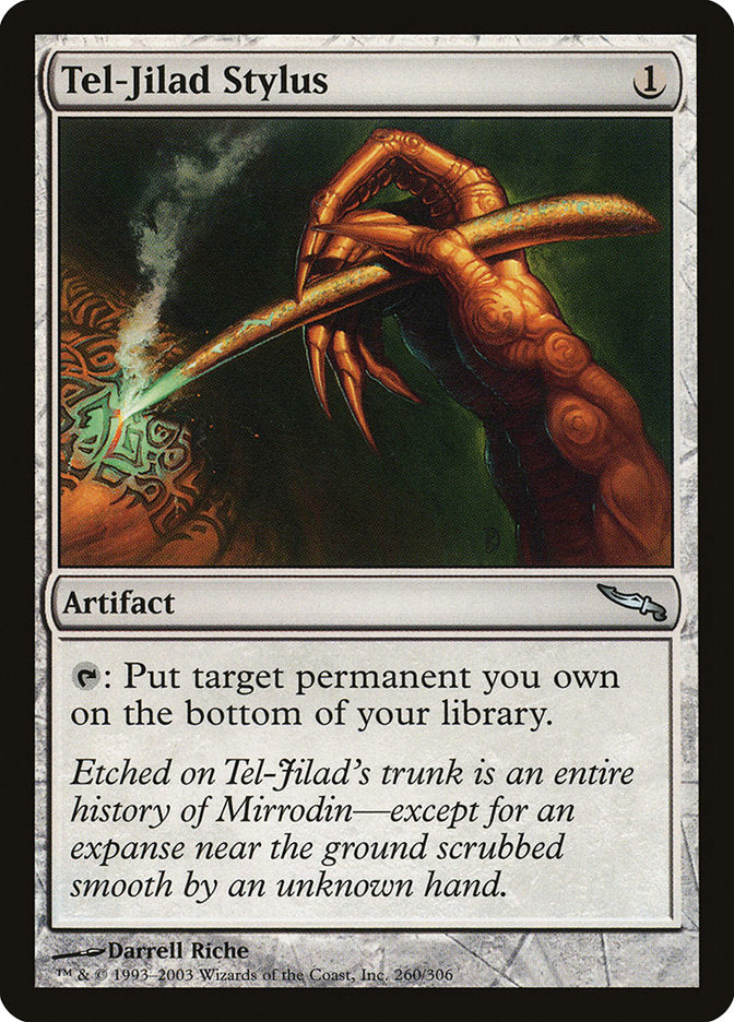 Tel-Jilad Stylus [Mirrodin] | Kessel Run Games Inc. 