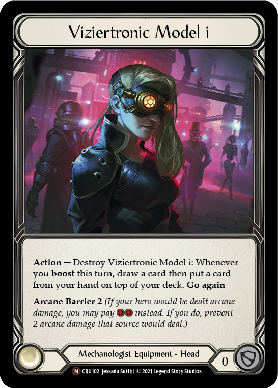 Viziertronic Model i [U-CRU102] (Crucible of War Unlimited)  Unlimited Rainbow Foil | Kessel Run Games Inc. 