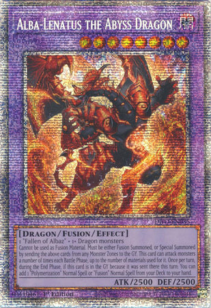 Alba-Lenatus the Abyss Dragon [DIFO-EN035] Starlight Rare | Kessel Run Games Inc. 