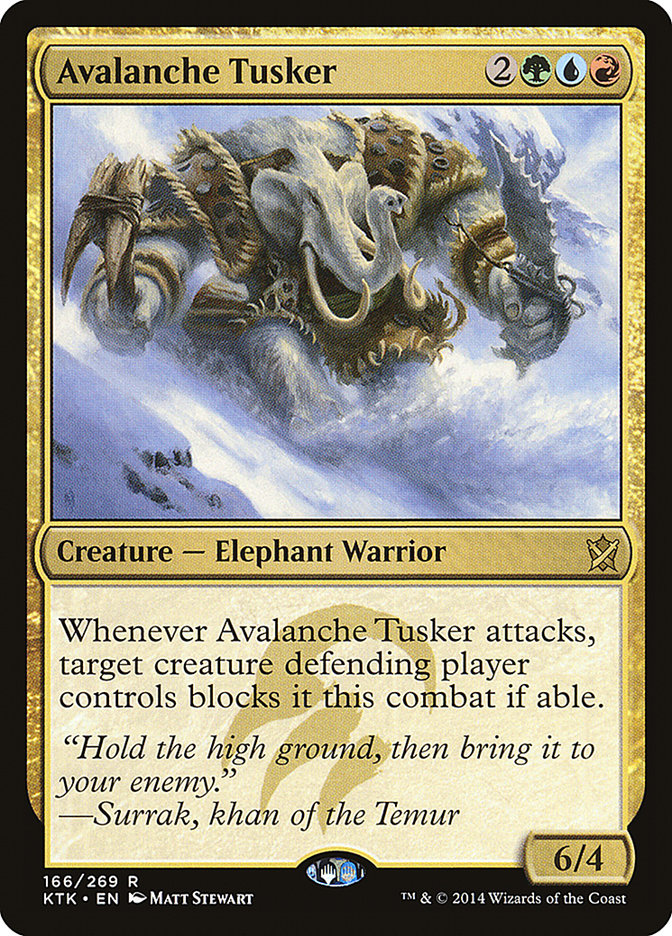 Avalanche Tusker [Khans of Tarkir] | Kessel Run Games Inc. 