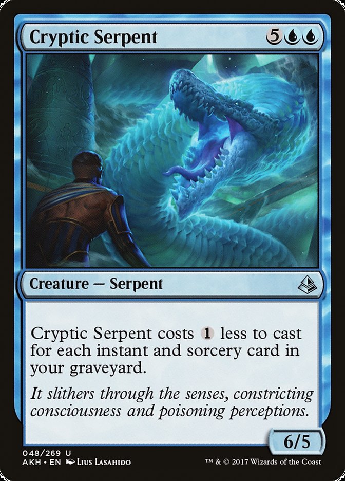 Cryptic Serpent [Amonkhet] | Kessel Run Games Inc. 