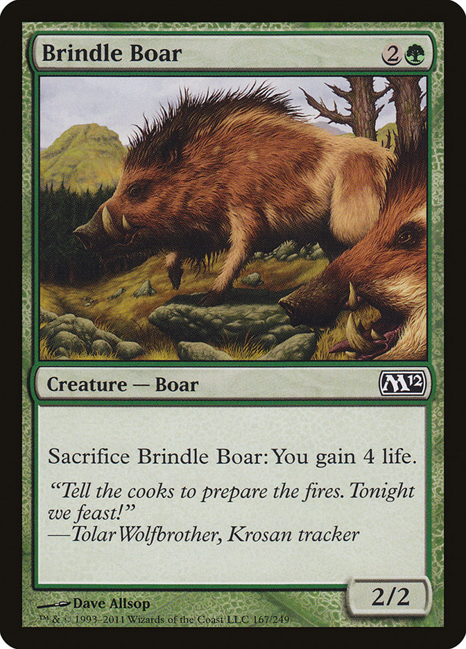 Brindle Boar [Magic 2012] | Kessel Run Games Inc. 