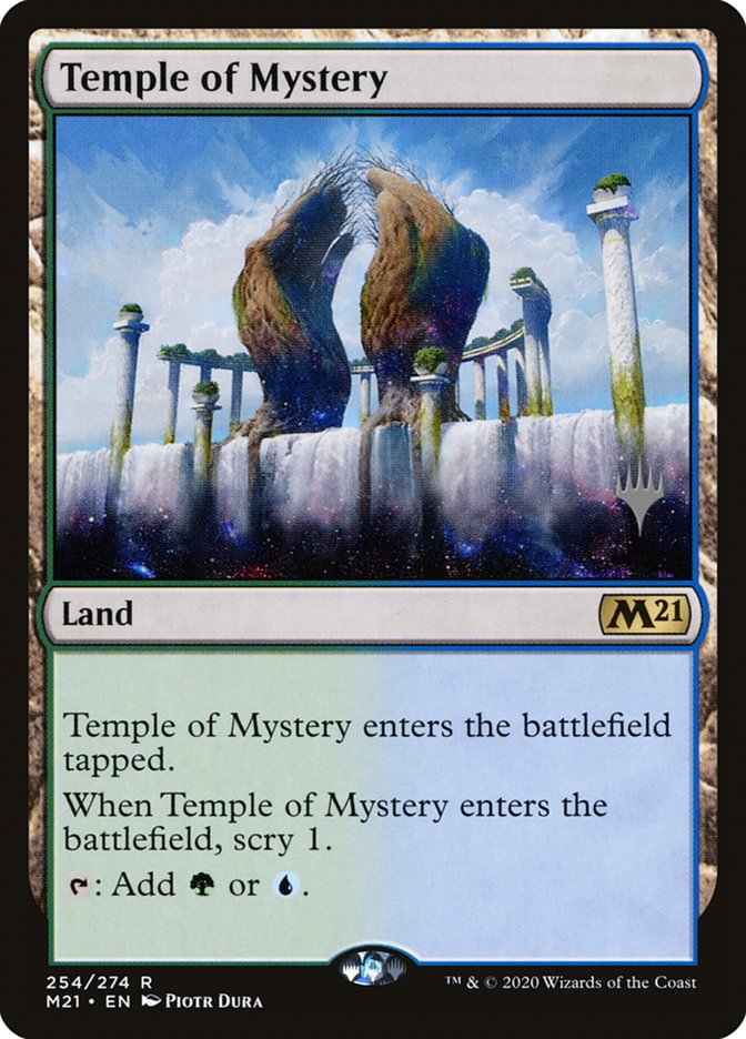 Temple of Mystery (Promo Pack) [Core Set 2021 Promos] | Kessel Run Games Inc. 