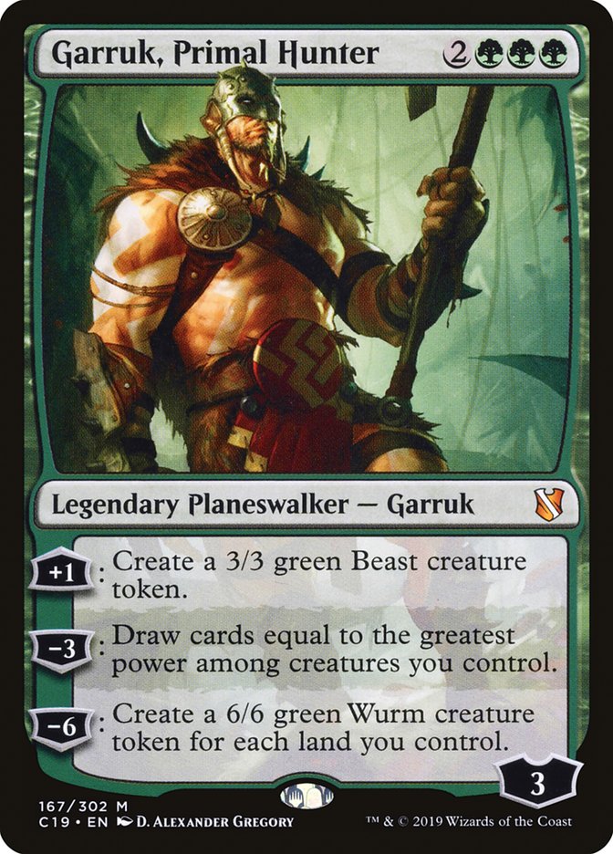 Garruk, Primal Hunter [Commander 2019] | Kessel Run Games Inc. 