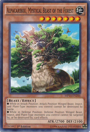 Alpacaribou, Mystical Beast of the Forest [MP14-EN244] Common | Kessel Run Games Inc. 