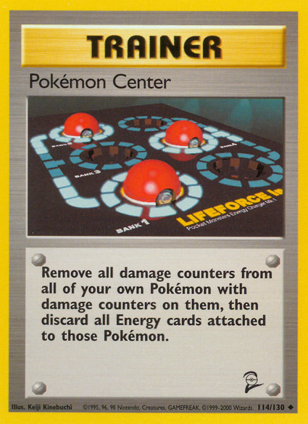 Pokemon Center (114/130) [Base Set 2] | Kessel Run Games Inc. 
