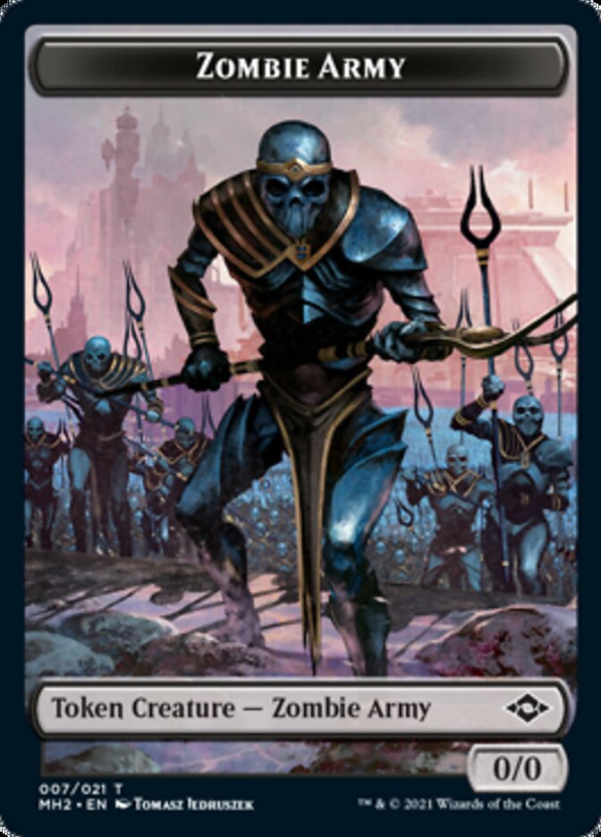 Thopter // Zombie Army Double-Sided Token [Modern Horizons 2 Tokens] | Kessel Run Games Inc. 