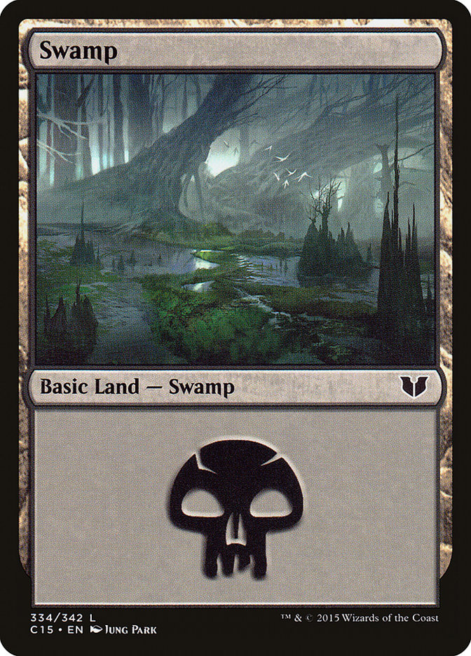 Swamp (334) [Commander 2015] | Kessel Run Games Inc. 