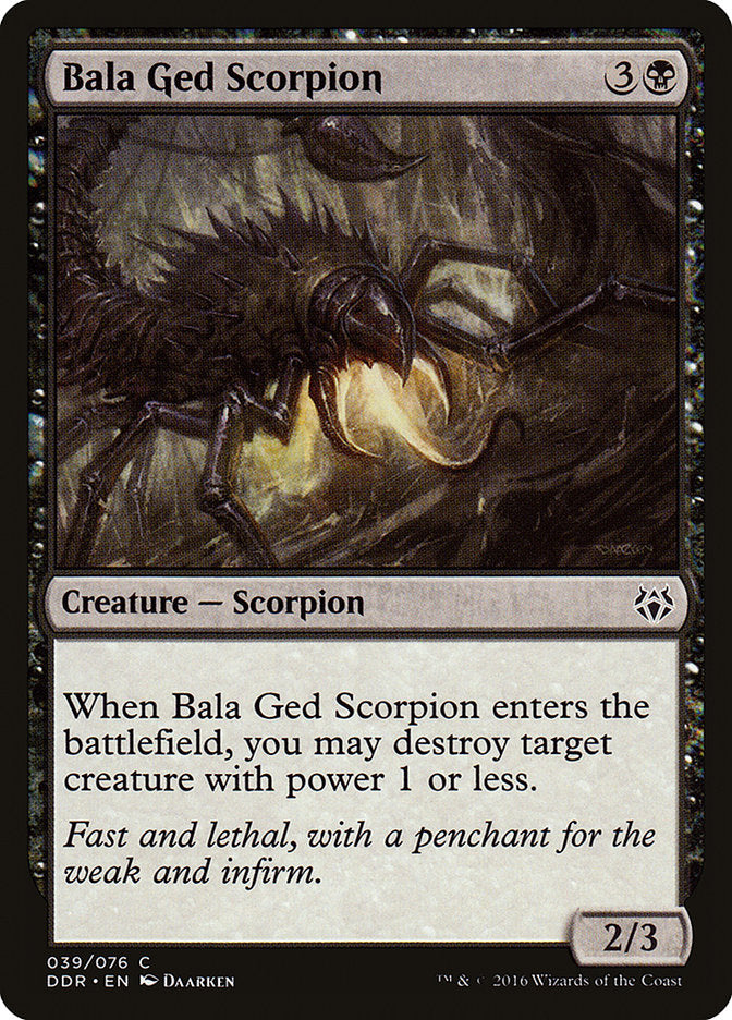 Bala Ged Scorpion [Duel Decks: Nissa vs. Ob Nixilis] | Kessel Run Games Inc. 