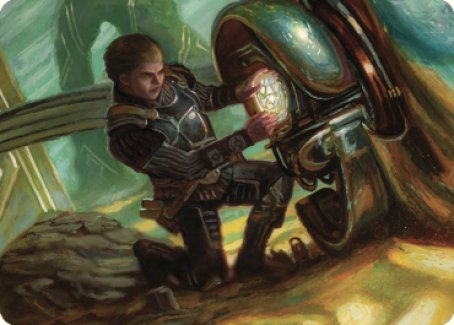 Urza, Powerstone Prodigy Art Card [The Brothers' War Art Series] | Kessel Run Games Inc. 