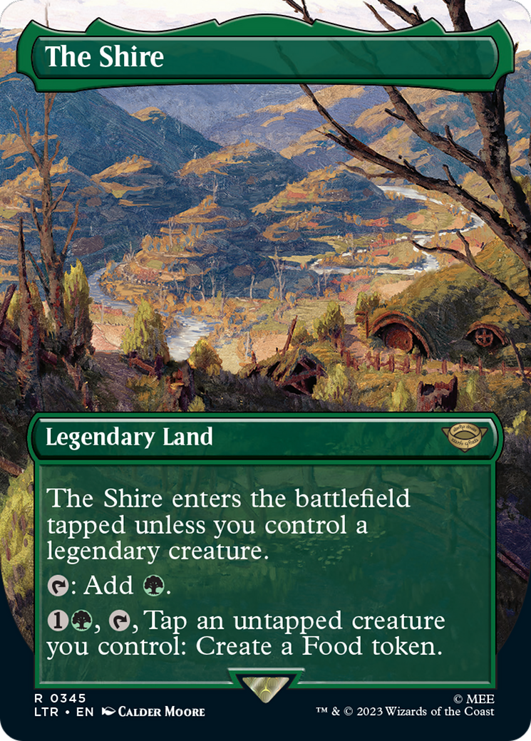 The Shire (Borderless Alternate Art) [The Lord of the Rings: Tales of Middle-Earth] | Kessel Run Games Inc. 