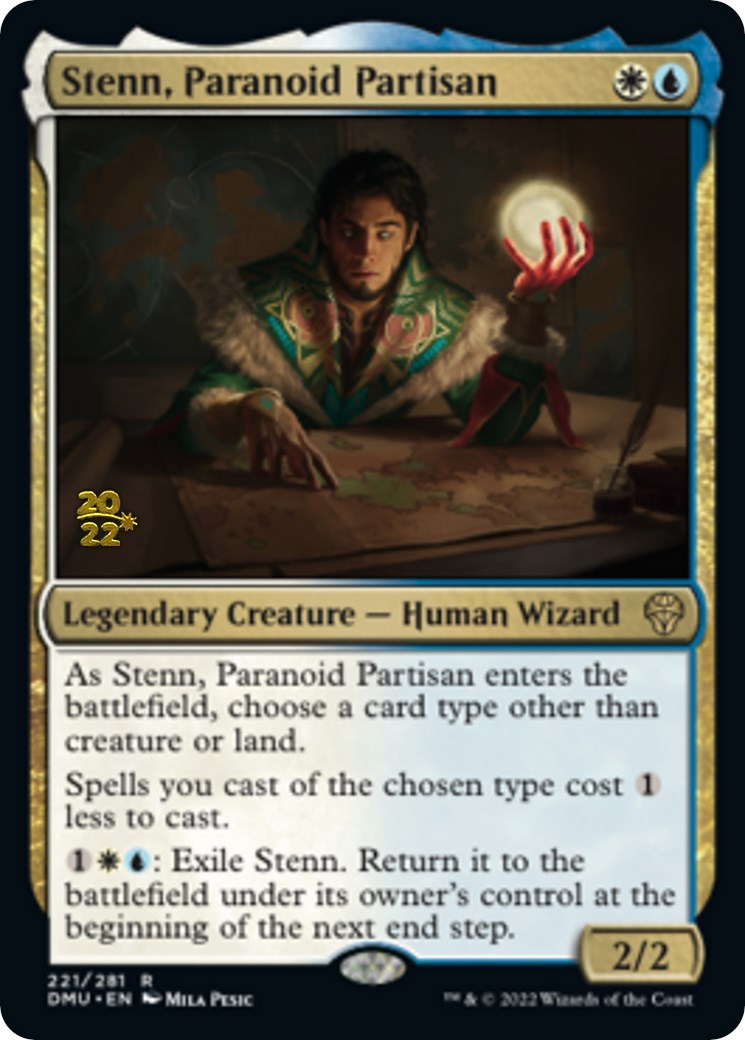 Stenn, Paranoid Partisan [Dominaria United Prerelease Promos] | Kessel Run Games Inc. 