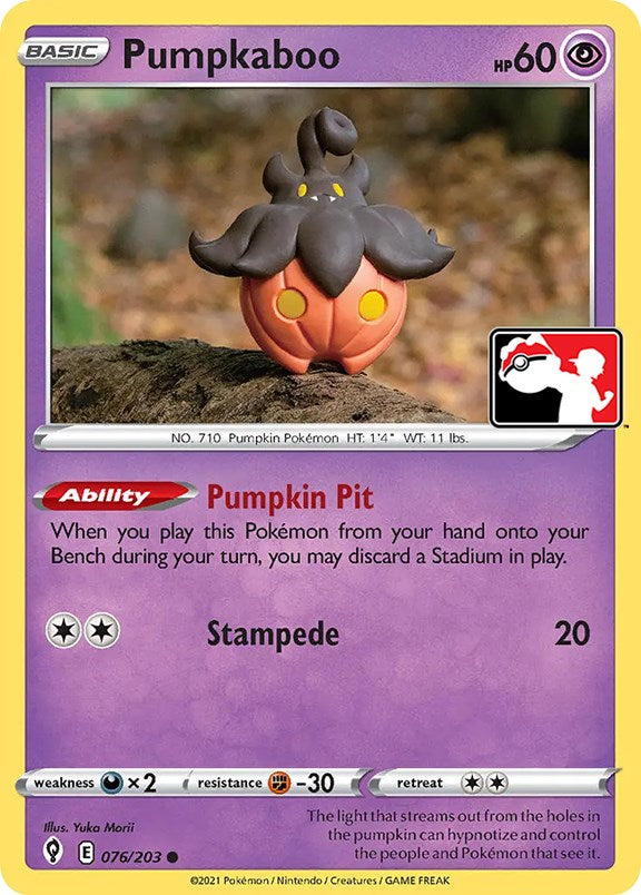 Pumpkaboo (076/203) [Prize Pack Series One] | Kessel Run Games Inc. 