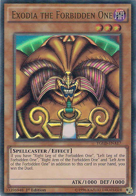 Exodia the Forbidden One [YGLD-ENA17] Ultra Rare | Kessel Run Games Inc. 