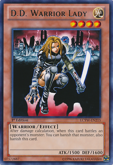 D.D. Warrior Lady [LCYW-EN215] Rare | Kessel Run Games Inc. 