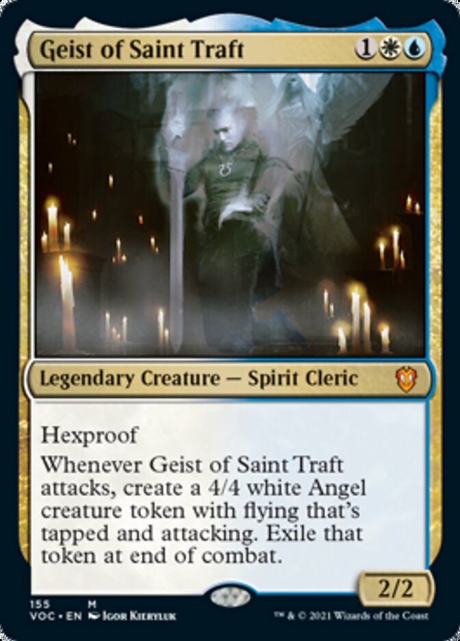 Geist of Saint Traft [Innistrad: Crimson Vow Commander] | Kessel Run Games Inc. 