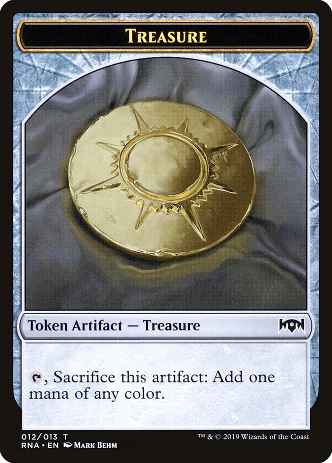 Treasure Token [Ravnica Allegiance Tokens] | Kessel Run Games Inc. 