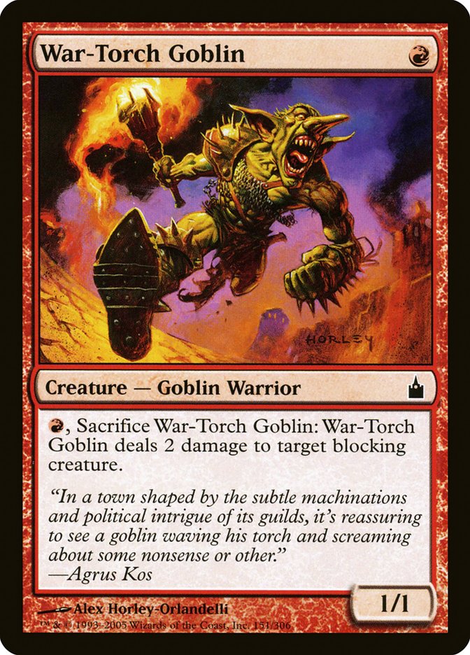 War-Torch Goblin [Ravnica: City of Guilds] | Kessel Run Games Inc. 