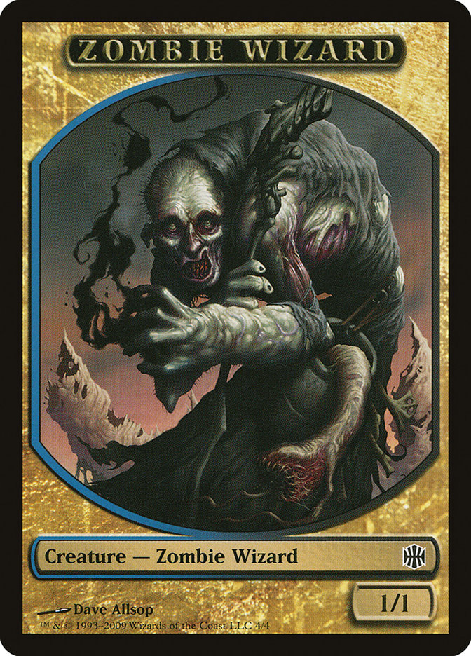 Zombie Wizard Token [Alara Reborn Tokens] | Kessel Run Games Inc. 