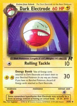 Dark Electrode (34/82) [Team Rocket Unlimited] | Kessel Run Games Inc. 